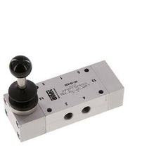 5/3 G1/8'' Válvula de palanca manual cerrada al centro 0-10bar/0-140psi Airtec