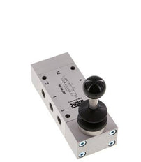 5/3 G1/8'' Válvula de palanca manual cerrada al centro 0-10bar/0-140psi Airtec