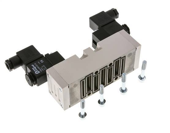 5/2 ISO 5599-2 Electroválvula biestable 24V AC 1.5-10bar/21.0-140psi YPC