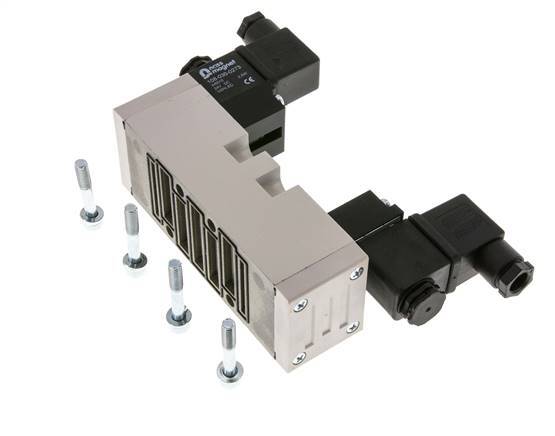 5/2 ISO 5599-2 Electroválvula biestable 24V AC 1.5-10bar/21.0-140psi YPC