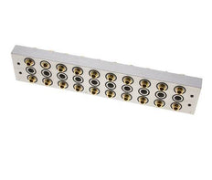 Colector 10 estaciones 5/2 5/3 vías Airtec M05/P05