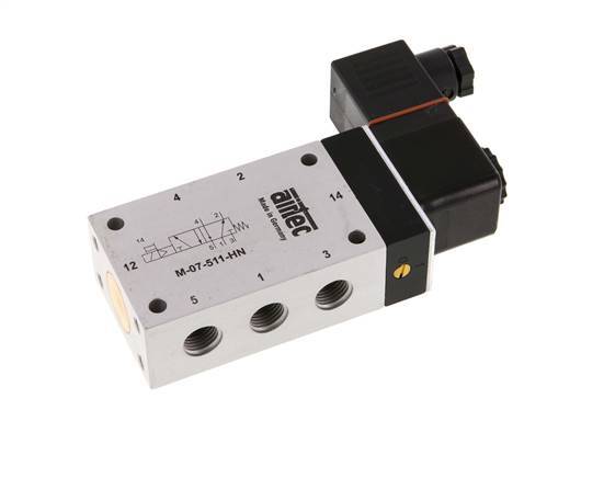 Electroválvula 5/2 G1/4'' 24V DC ATEX 2.5-10bar/35.0-140psi Airtec