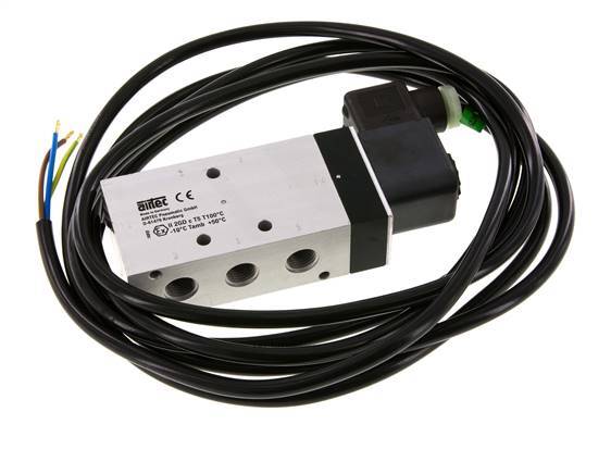 electroválvula 5/2 G1/4'' 24V DC ATEX 2.5-10bar/35.0-140psi Airtec