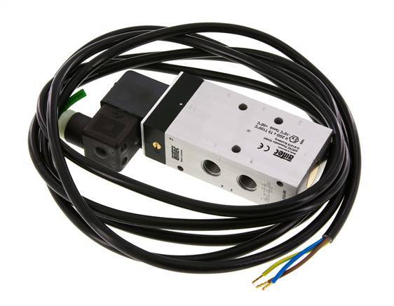 electroválvula 5/2 G1/4'' 24V DC ATEX 2.5-10bar/35.0-140psi Airtec