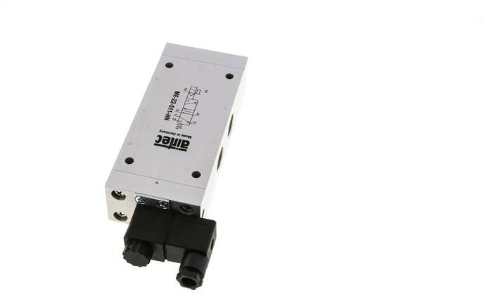 5/2 G1/2'' (G1/8'') Válvula Solenoide Piloto Externo 24V DC 0-10bar/0-140psi Airtec