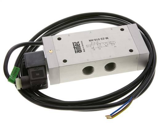 electroválvula 5/2 G1/2'' 24V DC ATEX 1-10bar/14-140psi Airtec