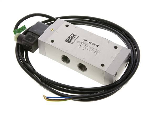 electroválvula 5/2 G1/2'' 24V DC ATEX 1-10bar/14-140psi Airtec