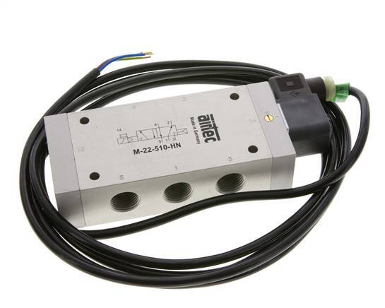 electroválvula 5/2 G1/2'' 24V DC ATEX 1-10bar/14-140psi Airtec