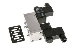 5/3 ISO 5599-1 Válvula solenoide central de escape 230V AC 3-10bar/42-140psi Airtec
