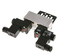 5/3 ISO 5599-1 Válvula solenoide central de escape 230V AC 3-10bar/42-140psi Airtec