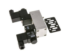 5/3 ISO 5599-1 Válvula solenoide central de escape 230V AC 3-10bar/42-140psi Airtec