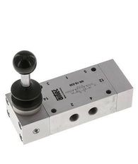 5/3 G1/8'' Válvula de palanca de mano cerrada en el centro 0-10bar/0-140psi Airtec