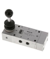 5/3 G1/8'' Válvula de palanca de mano cerrada en el centro 0-10bar/0-140psi Airtec
