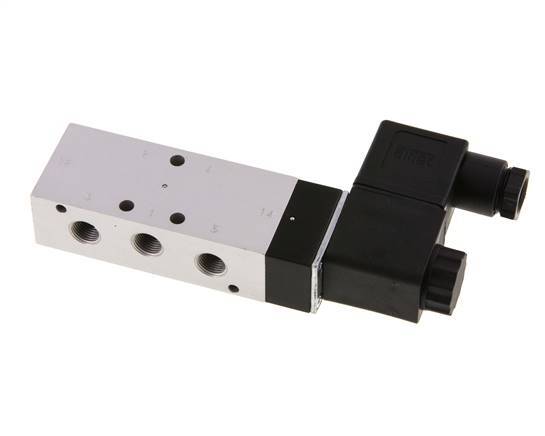 Válvula solenoide 5/2 G1/8'' 24V DC 3-10bar/42-140psi Airtec
