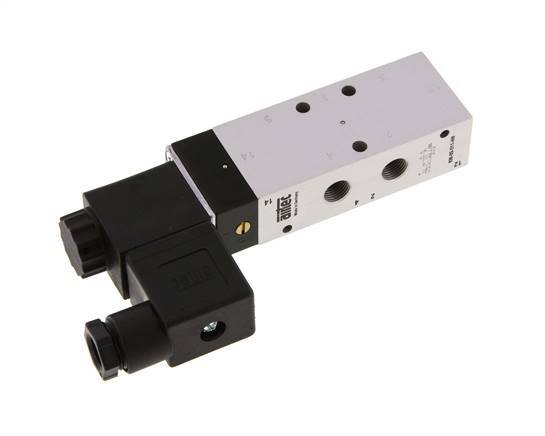Válvula solenoide 5/2 G1/8'' 24V DC 3-10bar/42-140psi Airtec
