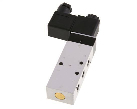 Válvula solenoide 5/2 G1/8'' 24V DC 3-10bar/42-140psi Airtec