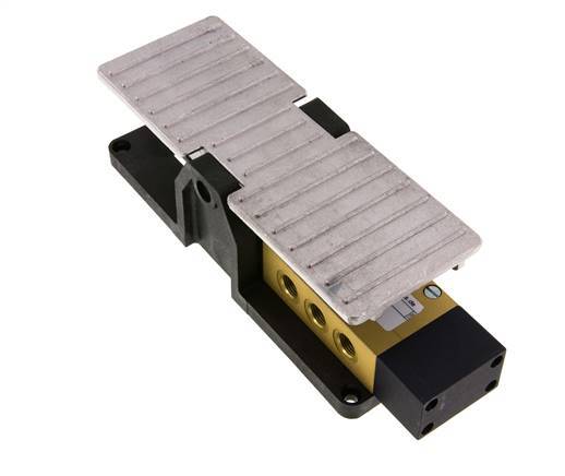 válvula de pedal de escape central 5/3 G1/4'' 2,5-10bar/35,0-140psi