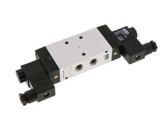 válvula solenoide de 5/3 G1/4'' de centro cerrado 24V DC 3-10bar/42-140psi Airtec