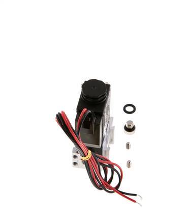 3/2 M5 NC Electroválvula 24V DC 0-8bar/0-112psi Conector de 2 polos YPC