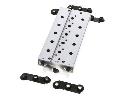 6xG1/4'' Manifold 5-Station Festo 576420 VABM-B10-20S-G14-5