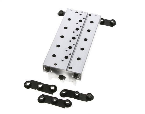 6xG1/4'' Manifold 5-Station Festo 576420 VABM-B10-20S-G14-5