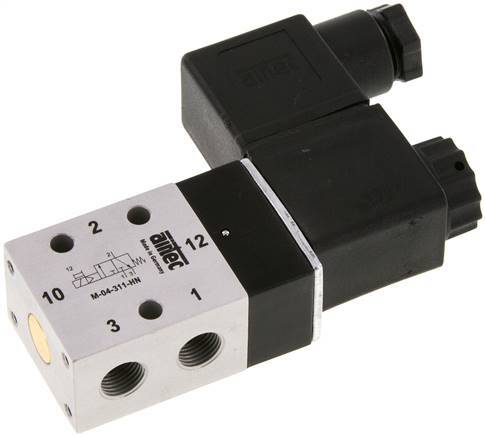 3/2 G1/8'' NC Electroválvula 115V AC 2.5-10bar/35.0-140psi Airtec