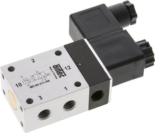 válvula solenoide 3/2 G1/8'' Piloto externo 24V DC 0-10bar/0-140psi Airtec