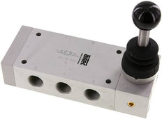 5/3 G1/2'' Válvula de palanca de mano cerrada en el centro con enclavamiento 0-12bar/0-168psi Airtec