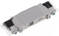 válvula de solenoide 2x3/2 Brida NC 24V DC 1.5-7bar/21.0-98psi Enchufe rectangular H Festo