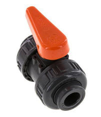 Válvula de Bola de PVC de 2 Vías Doble Unión 16 mm Toma EPDM