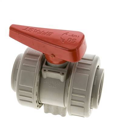 Válvula de bola de 2 vías True Union Rp 1 1/2'' EPDM