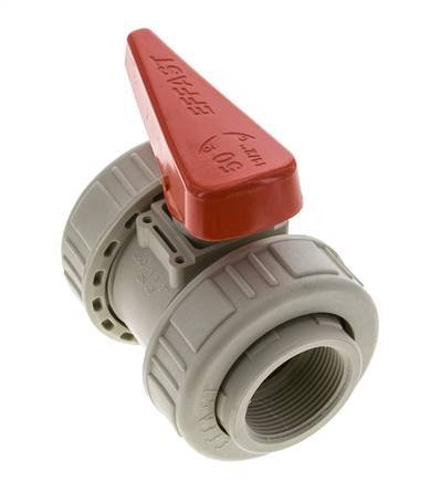 Válvula de bola de 2 vías True Union Rp 1 1/2'' EPDM