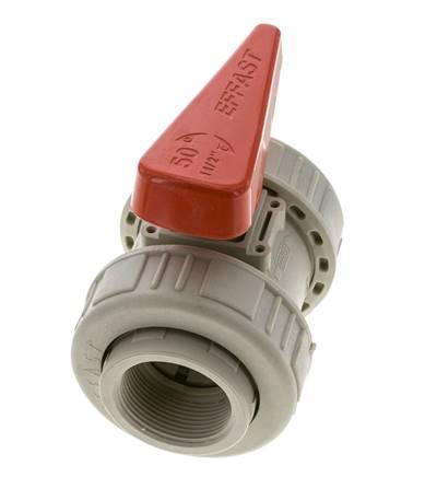 Válvula de bola de 2 vías True Union Rp 1 1/2'' EPDM