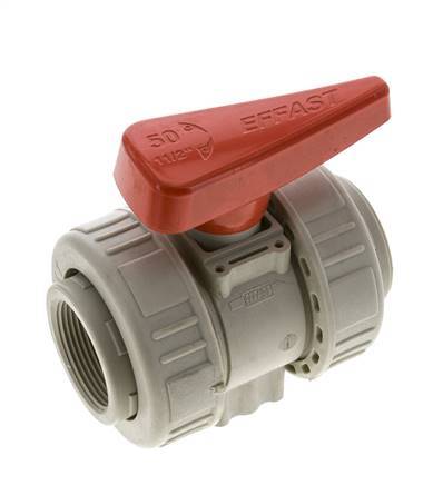 Válvula de bola de 2 vías True Union Rp 1 1/2'' EPDM