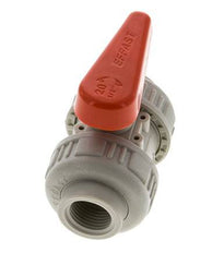 Válvula de bola de 2 vías True Union Rp 1/2'' EPDM en PP-H