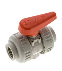 Válvula de bola de 2 vías True Union Rp 1/2'' EPDM en PP-H
