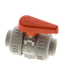 Válvula de bola de 2 vías True Union Rp 1/2'' EPDM en PP-H