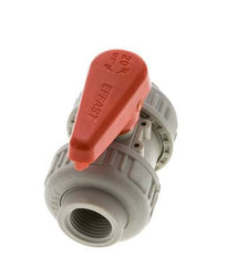 Válvula de bola de 2 vías True Union Rp 1/2'' EPDM en PP-H