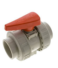 Válvula de Bola PP-H de 2 Vías Doble Unión 63 mm EPDM