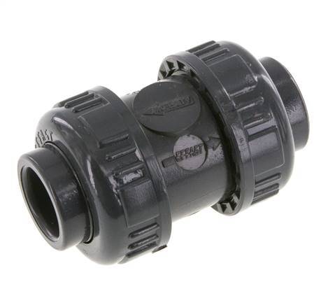 Válvula de retención de PVC 20 mm 0,012-16bar