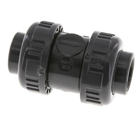 Válvula de retención de PVC 20 mm 0,012-16bar