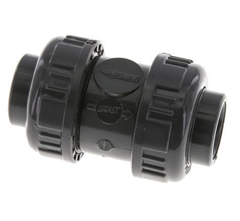 Válvula de retención de PVC 20 mm 0,012-16bar