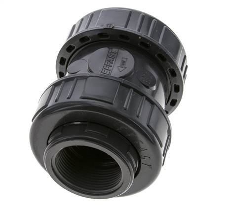Válvula de retención de PVC Rp 1 1/2'' 0,012-16bar