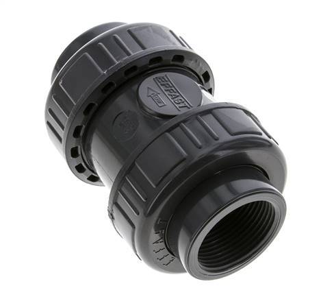 Válvula de retención de PVC Rp 1 1/4'' 0,012-16bar