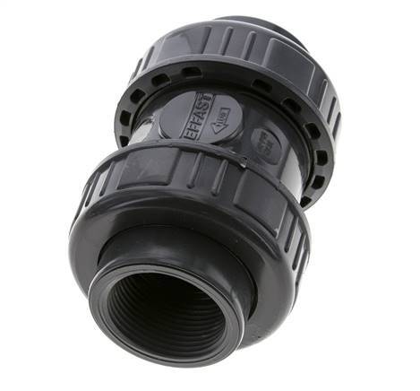 Válvula de retención de PVC Rp 1 1/4'' 0,012-16bar