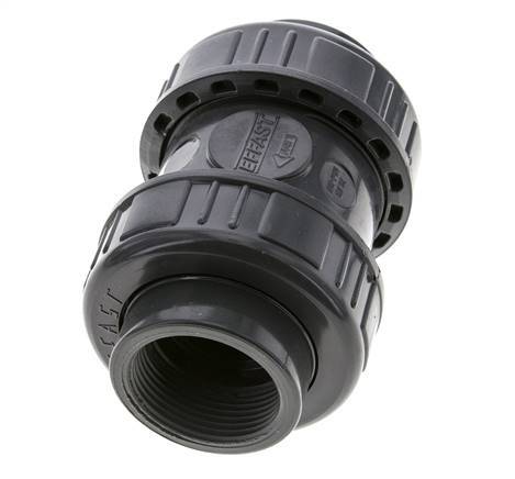 Válvula de retención de PVC Rp 1 1/4'' 0,012-16bar