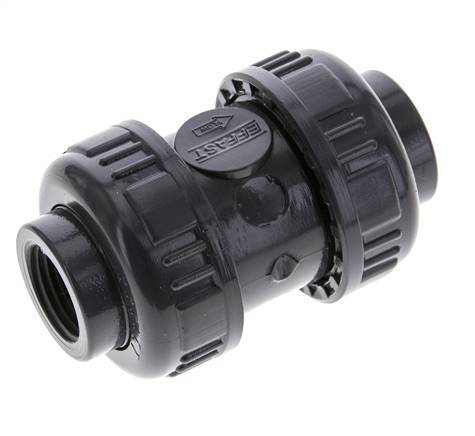 Válvula de retención de PVC Rp 1/2'' 0,012-16bar