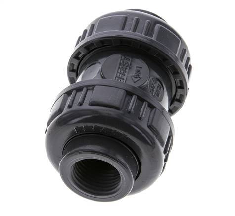 Válvula de retención de PVC Rp 1/2'' 0,012-16bar