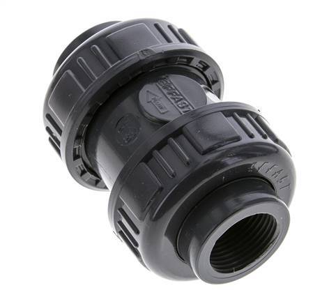 Válvula Antirretorno PVC Rp 3/4'' 0.012-16bar (0.17-232psi)