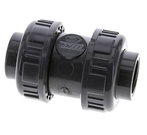 Válvula Antirretorno PVC Rp 3/4'' 0.012-16bar (0.17-232psi)